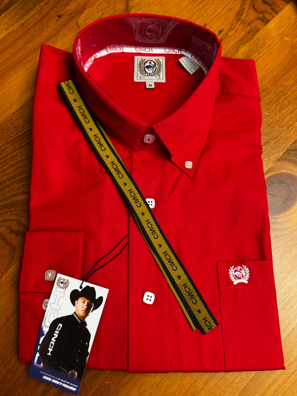 Cinch Men’s Red Western Shirt